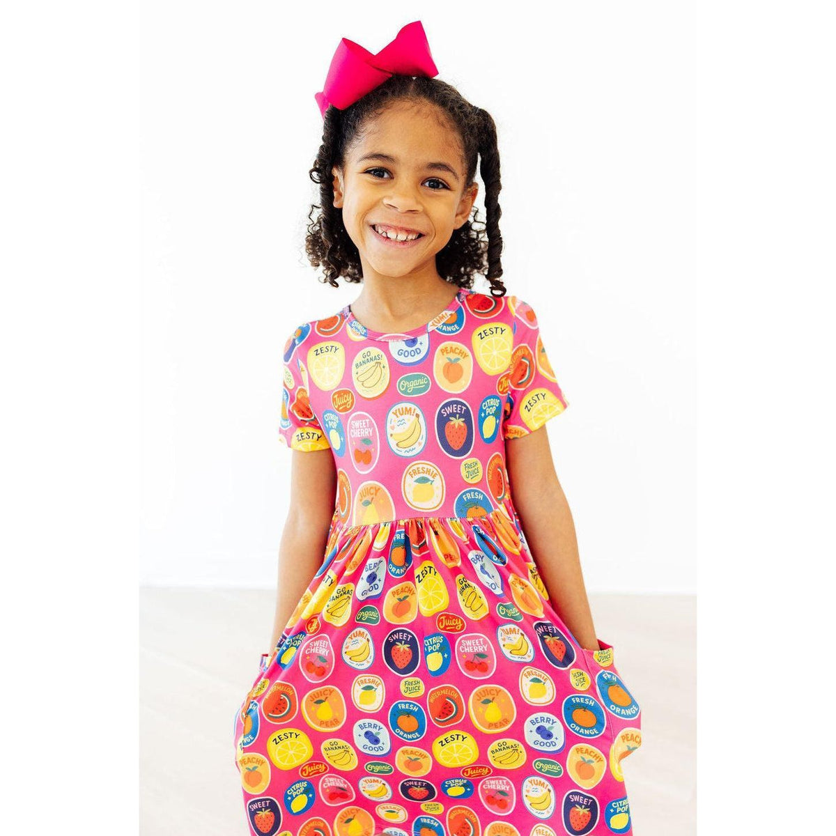 Fresh &amp; Fruity S/S Pocket Twirl Dress