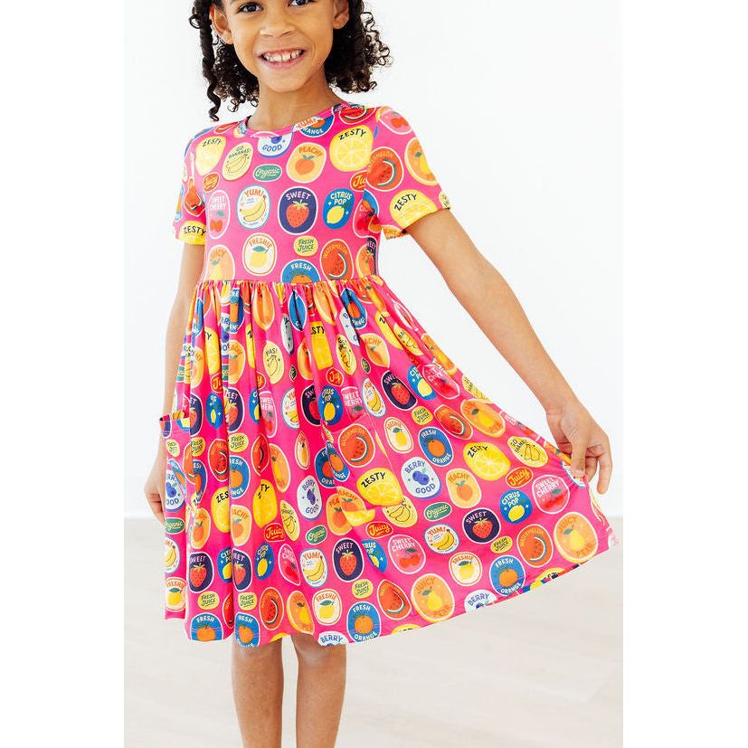 Fresh & Fruity S/S Pocket Twirl Dress