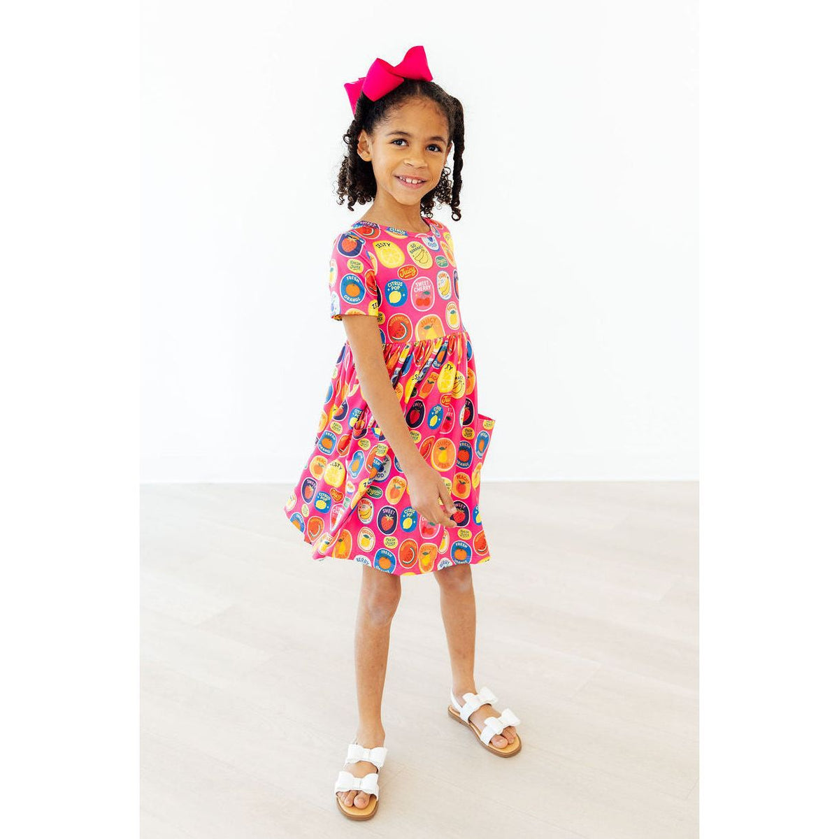 Fresh & Fruity S/S Pocket Twirl Dress