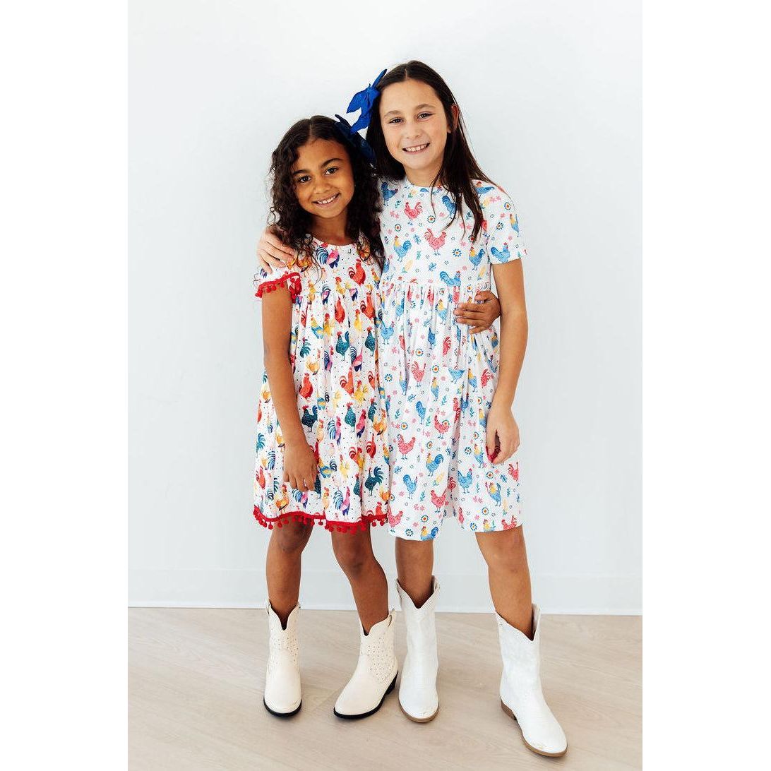 Rooster Pom Pom Dress