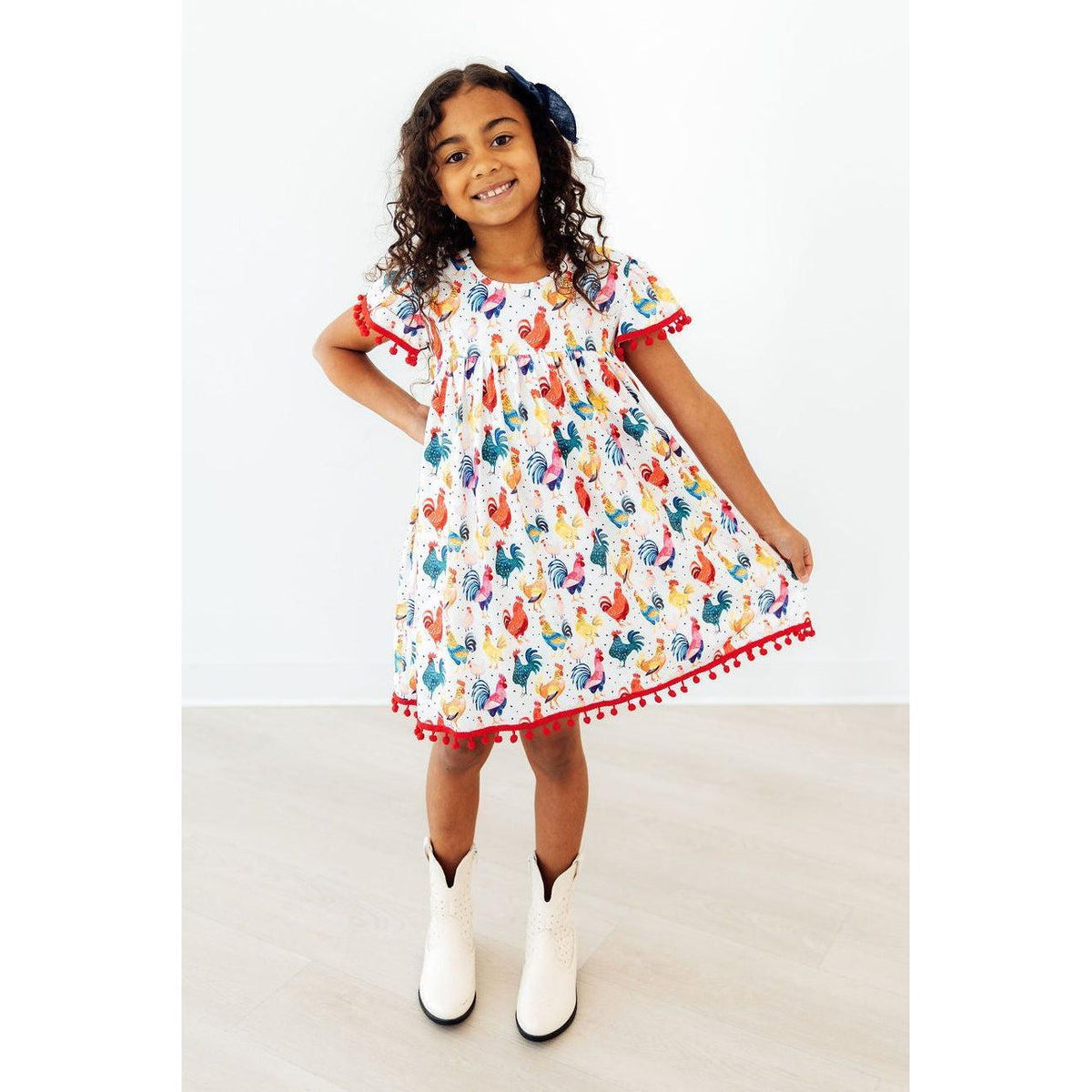 Rooster Pom Pom Dress