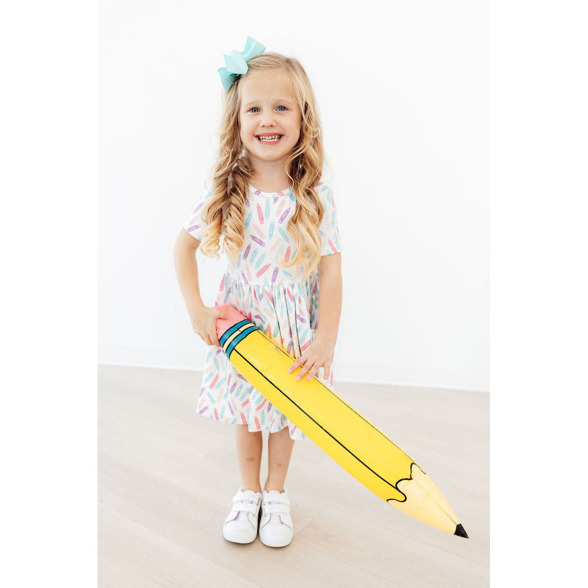 Color Crayons S/S Pocket Twirl Dress