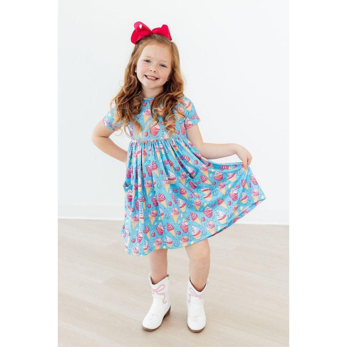 Delightful Desserts S/S Pocket Twirl Dress