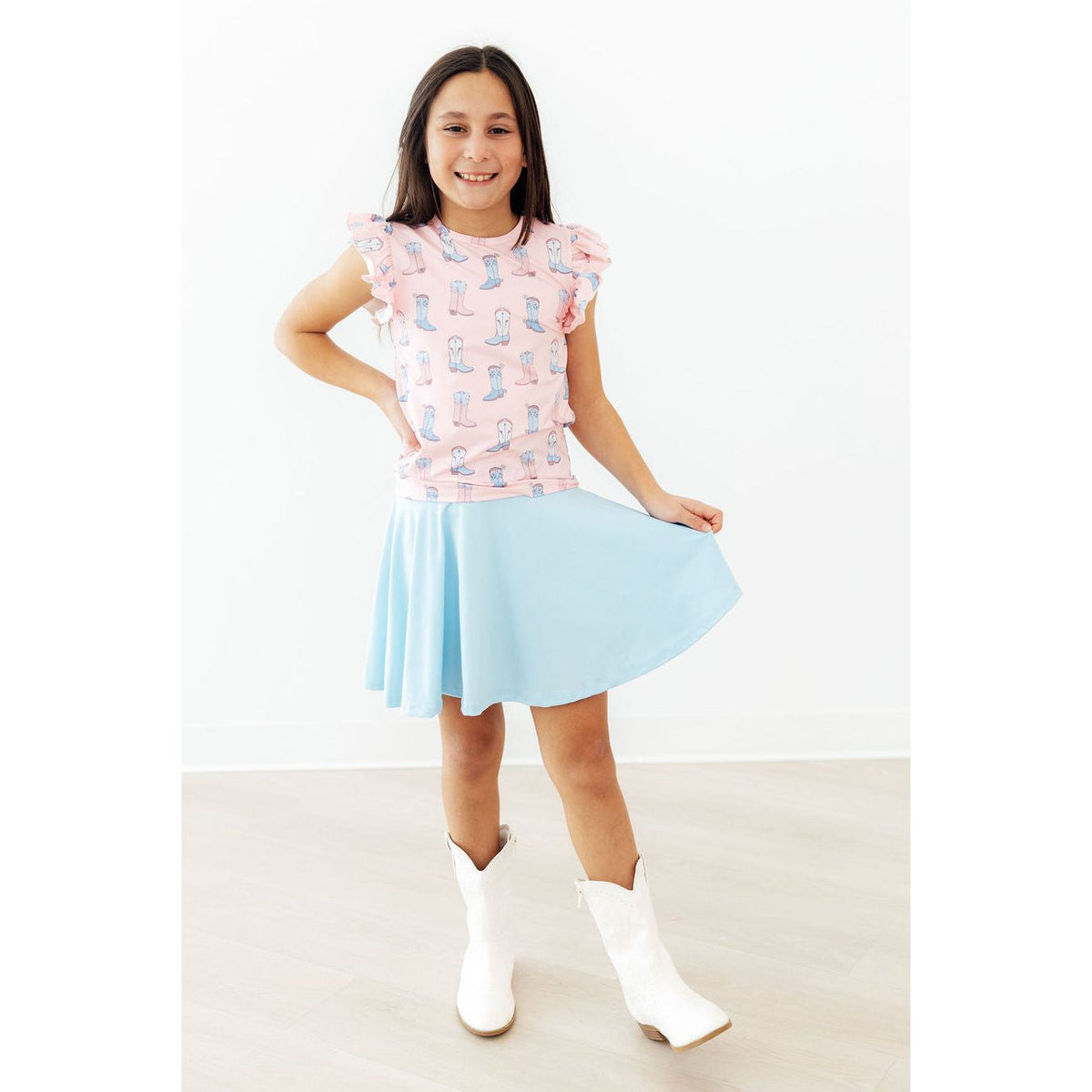 Ribbons & Rodeos S/S Ruffle Tee