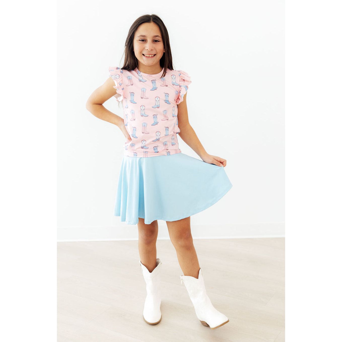 Ribbons & Rodeos S/S Ruffle Tee