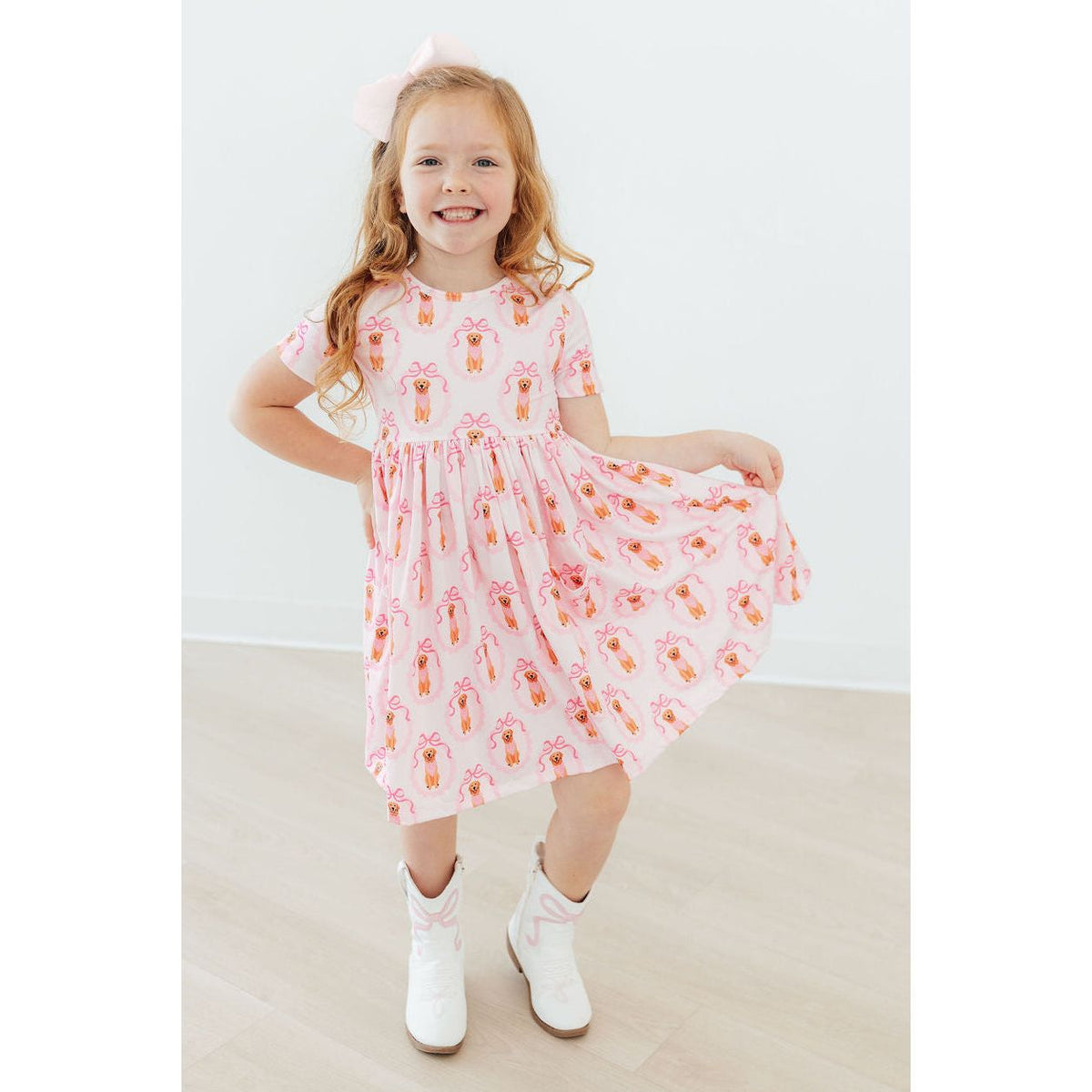 Girl's Best Friend S/S Pocket Twirl Dress