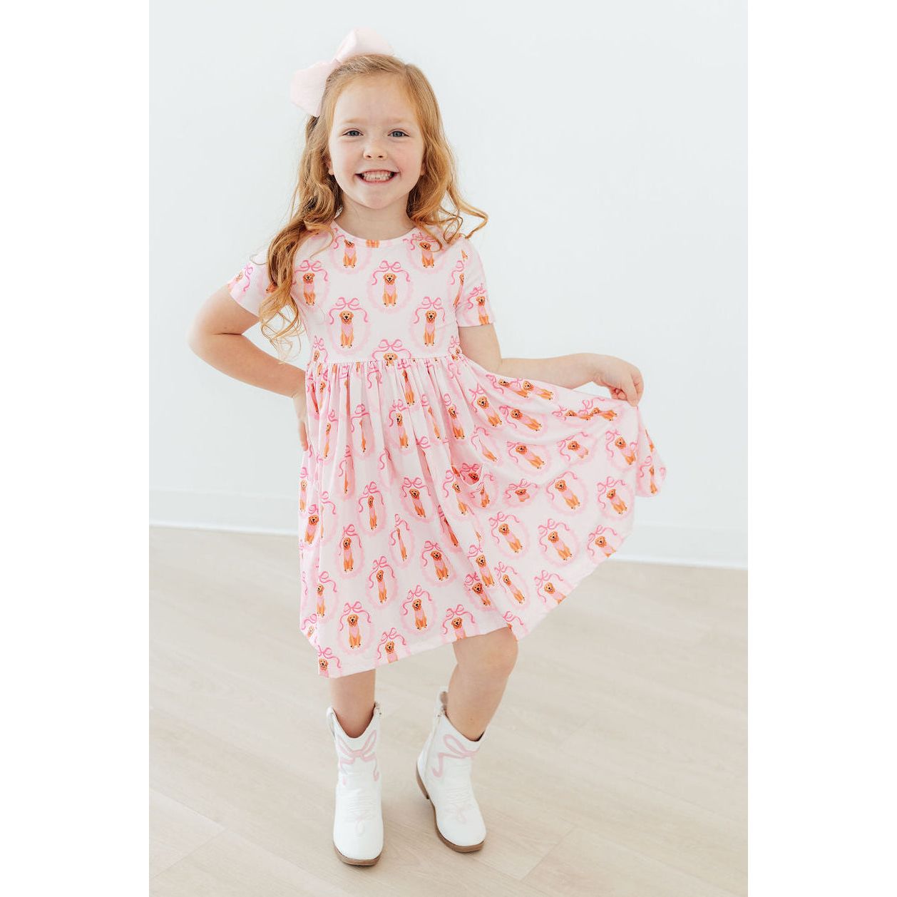 Girl's Best Friend S/S Pocket Twirl Dress