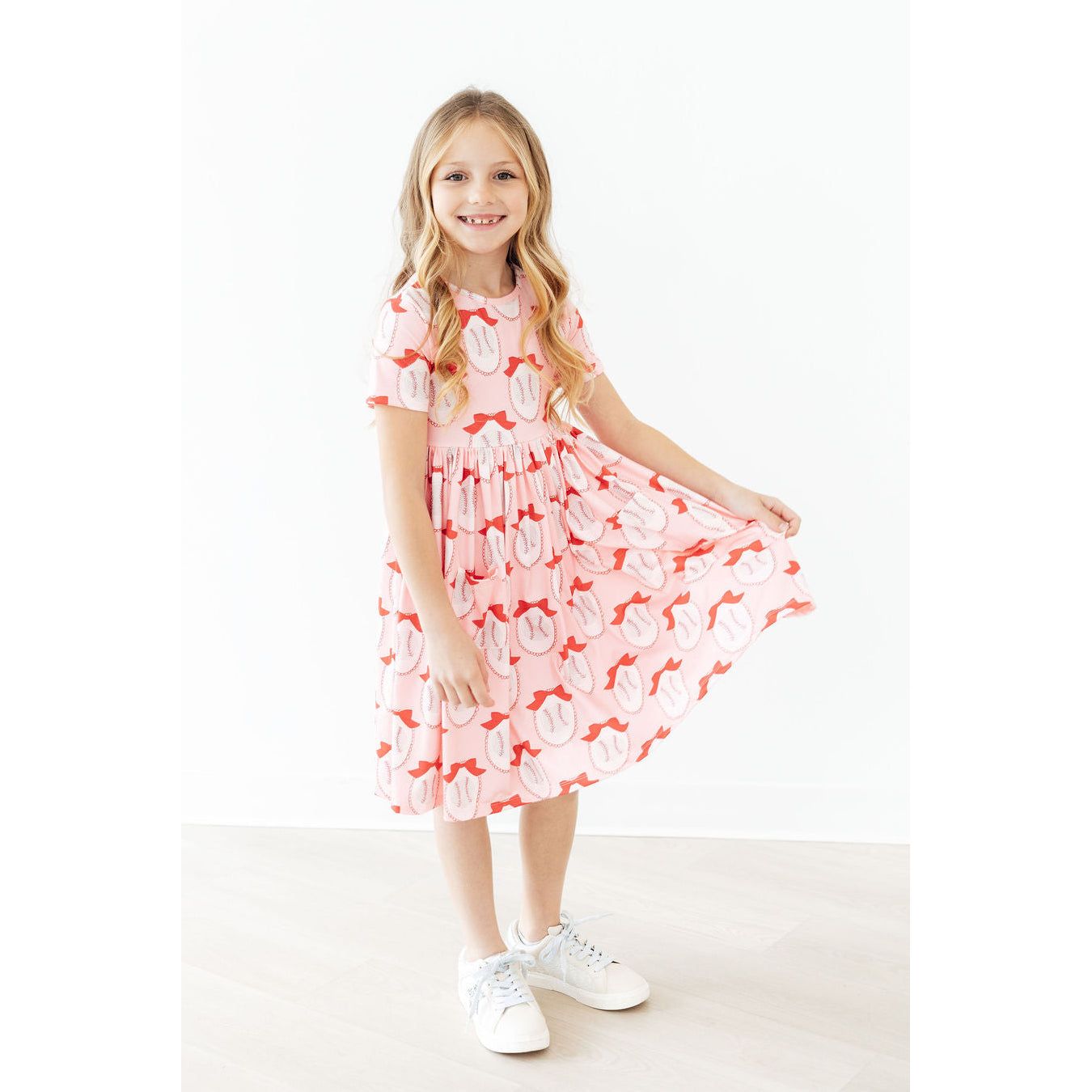 Pitcher Perfect S/S Pocket Twirl Dress