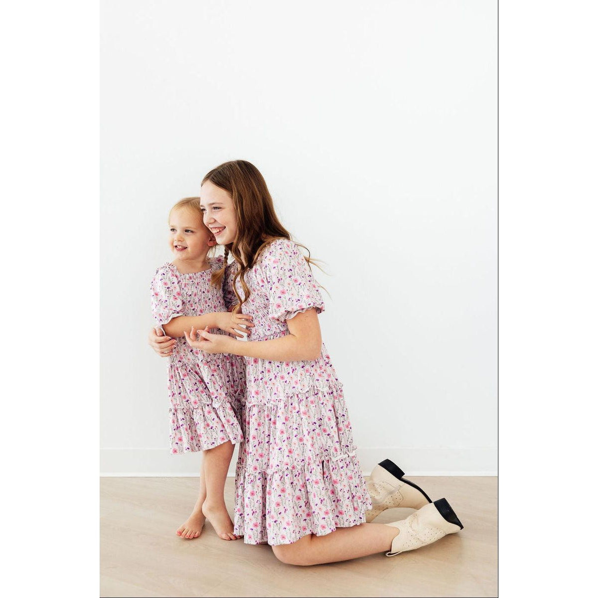 Wildflower Waltz Smocked Ruffle Dress