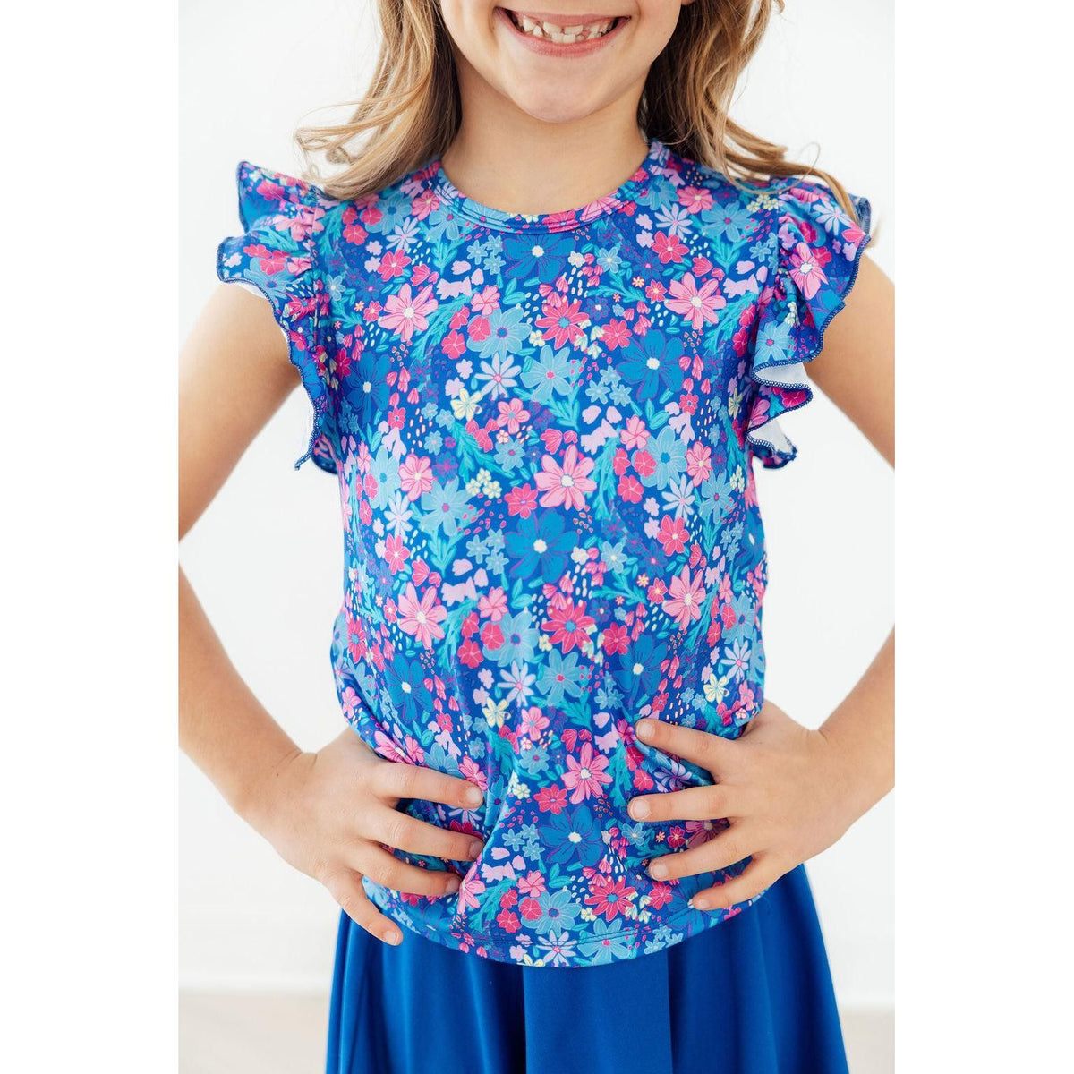 Dreaming Daisies S/S Ruffle Tee
