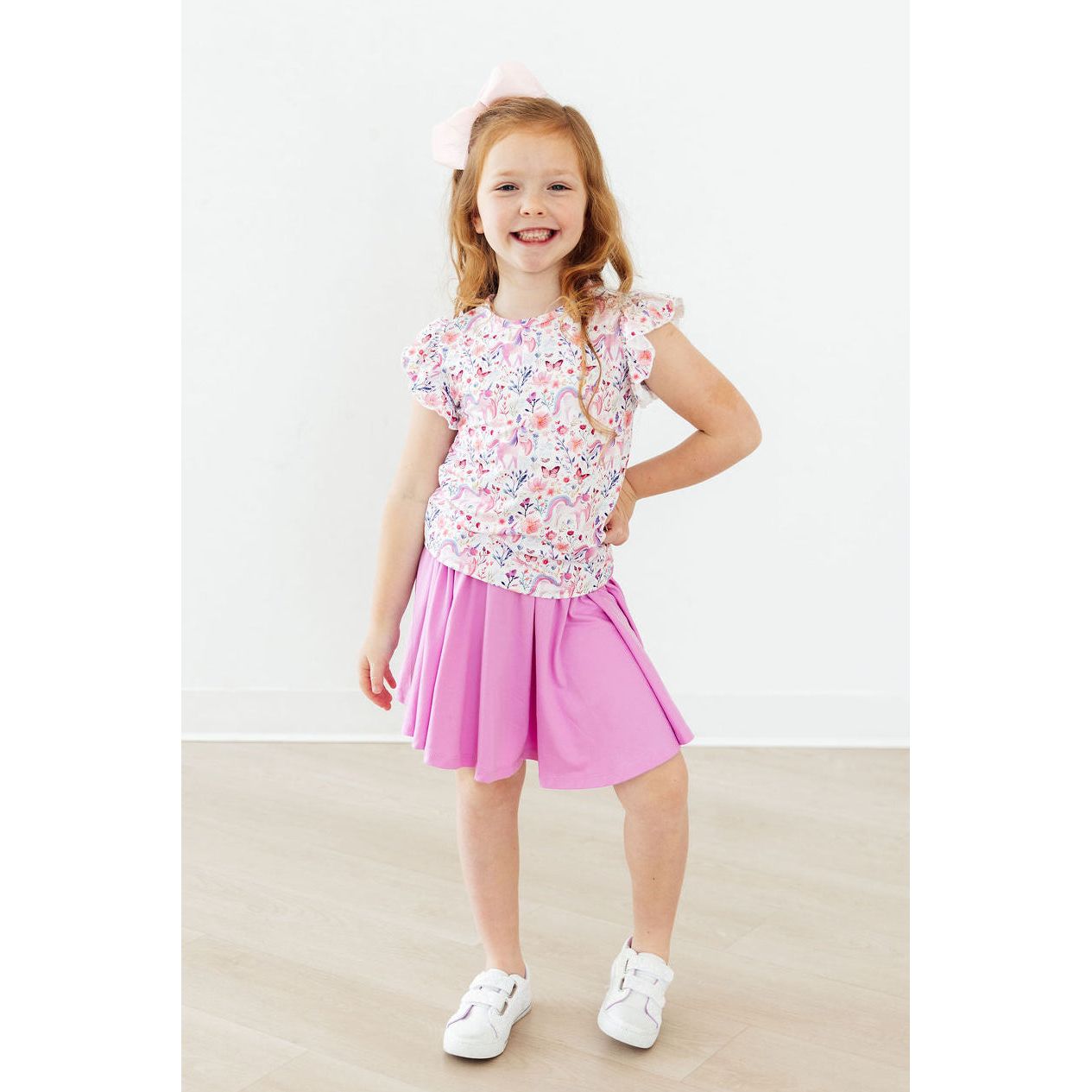 Whimsical Woods S/S Ruffle Tee