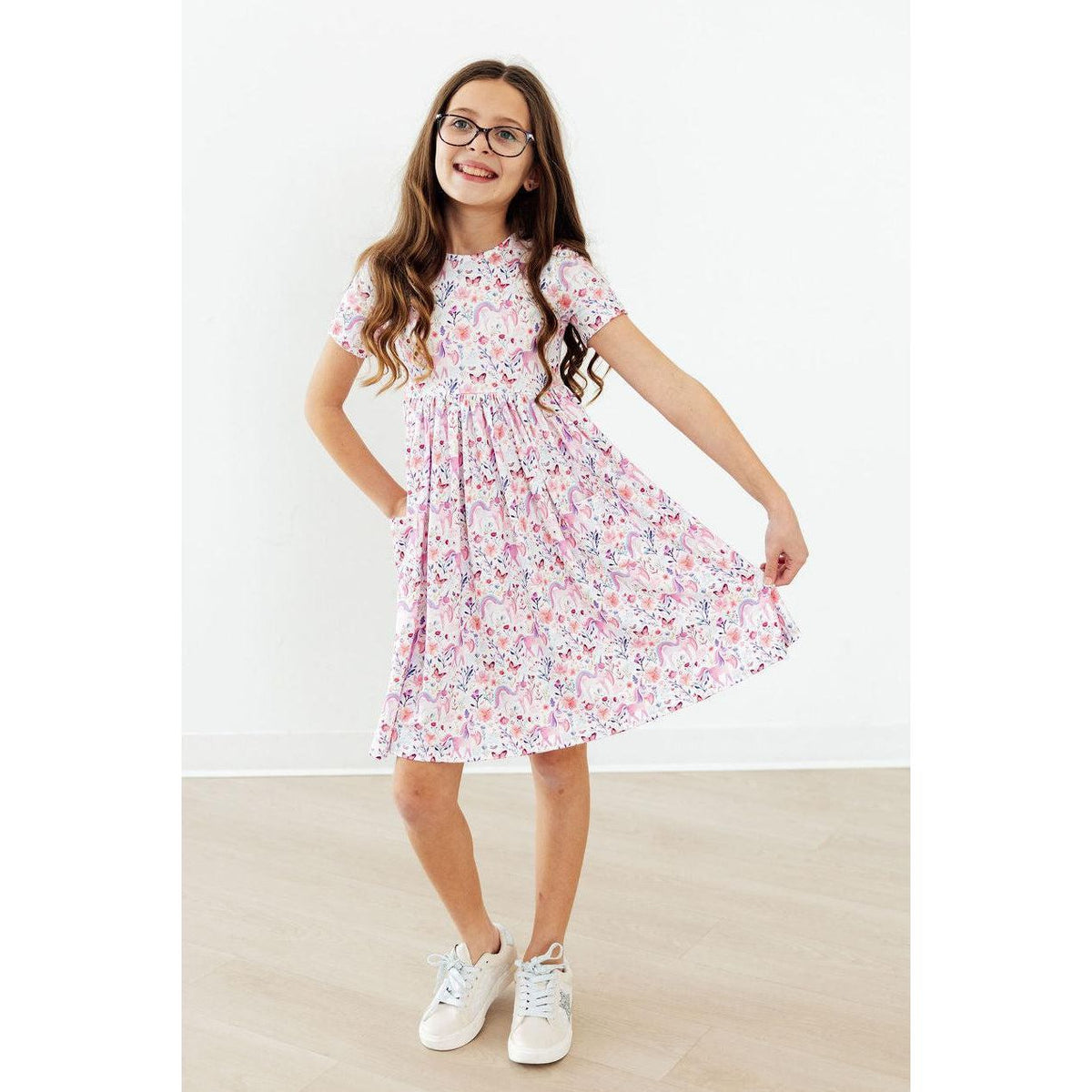 Whimsical Woods S/S Pocket Twirl Dress