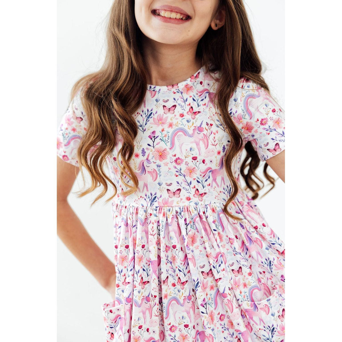 Whimsical Woods S/S Pocket Twirl Dress