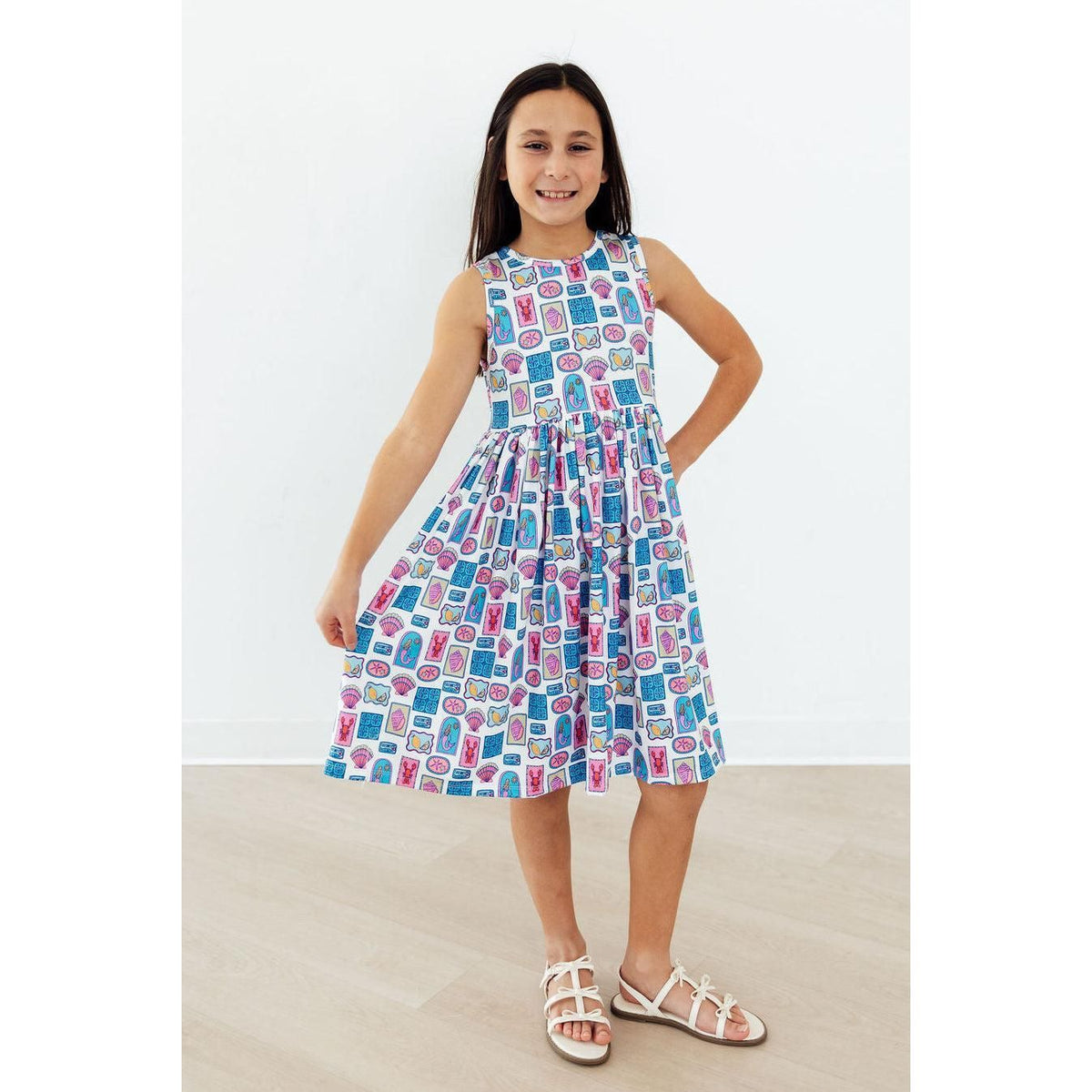 Amalfi Adventure Tank Twirl Dress