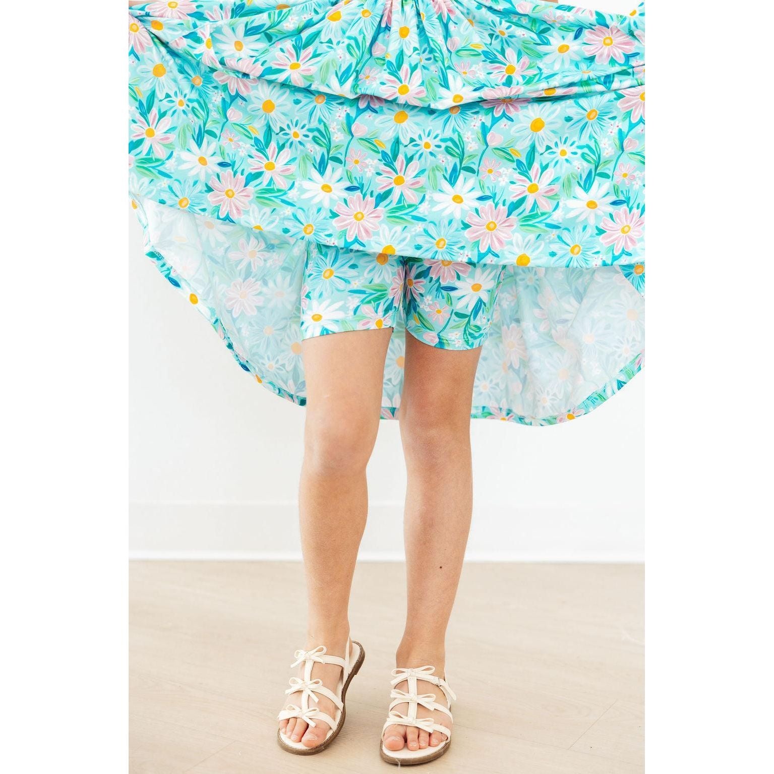 Preppy Daisies Twirl Shorts