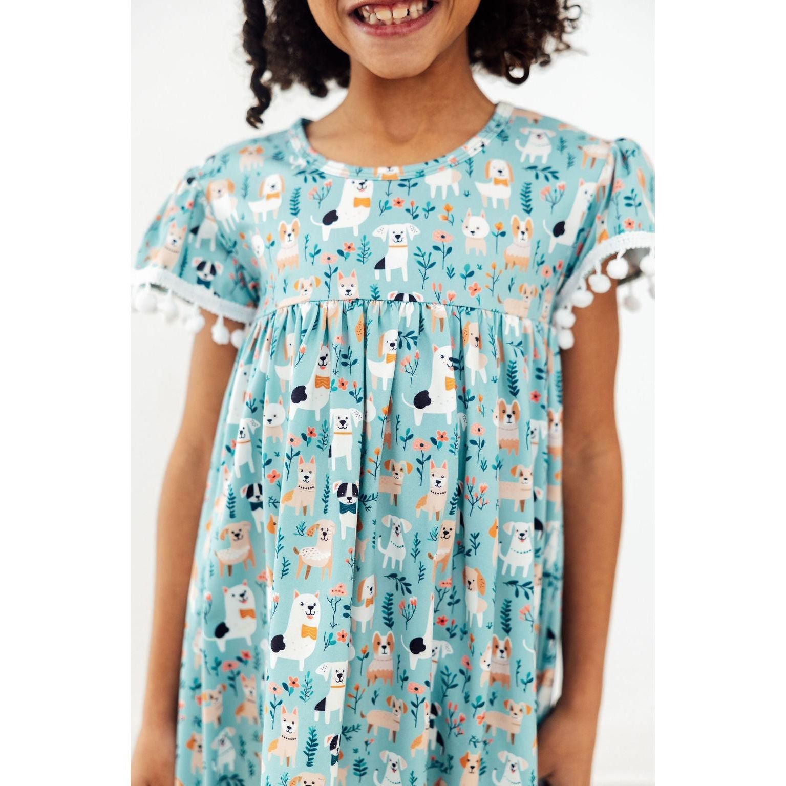 Furry Friends Pom Pom Dress