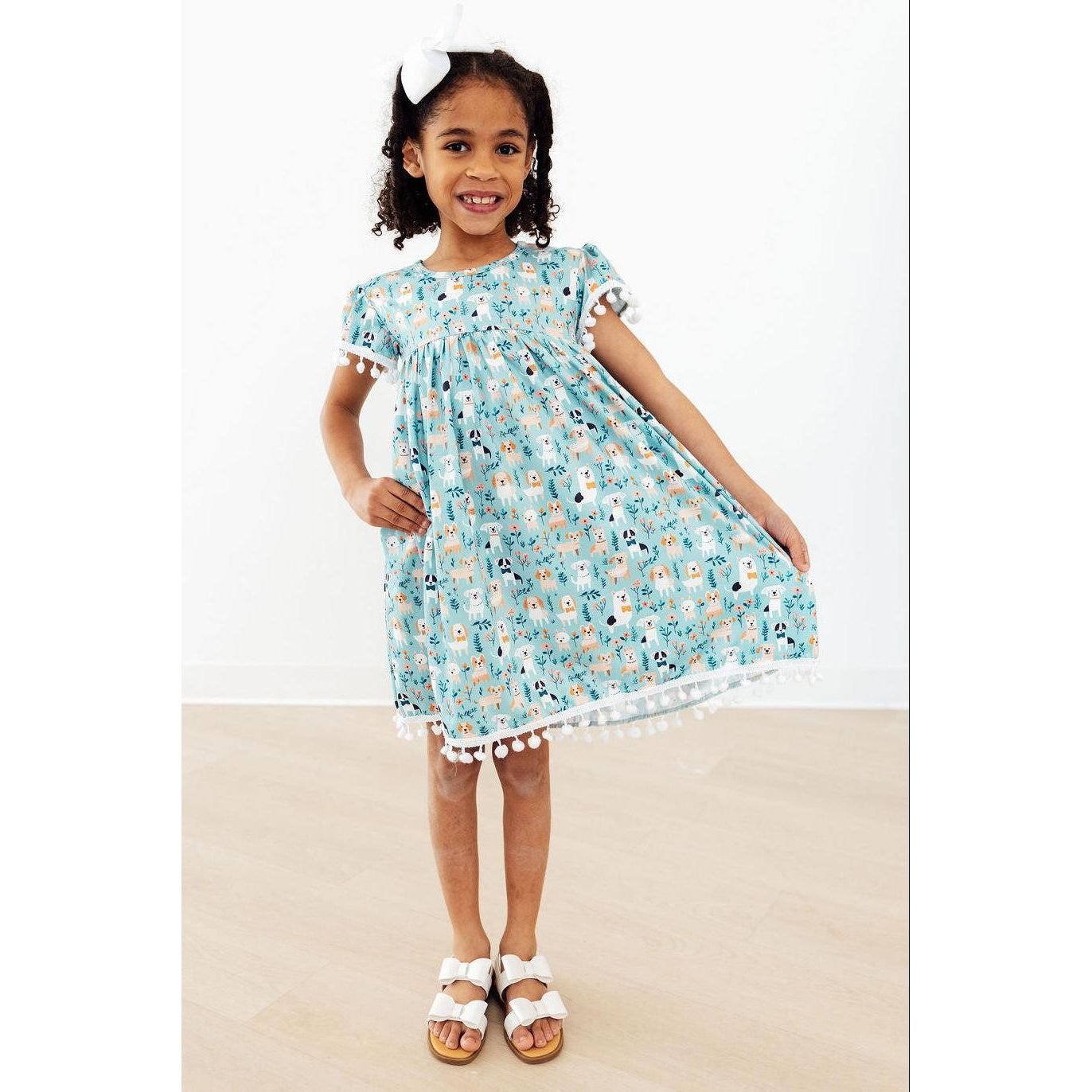Furry Friends Pom Pom Dress