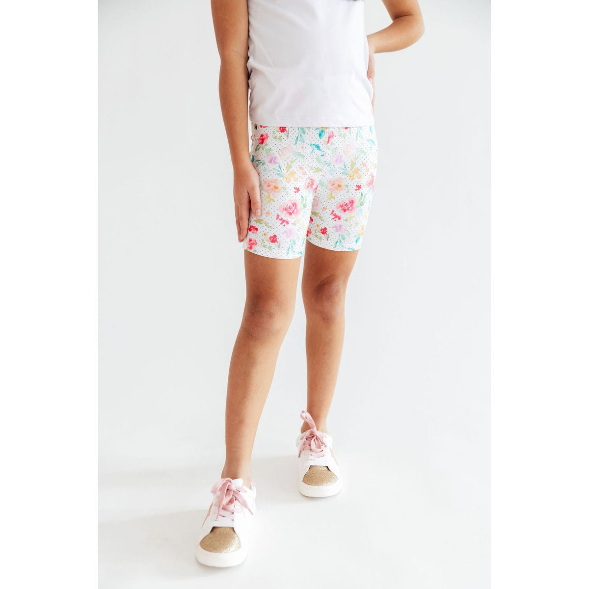 Painted Posies Twirl Shorts