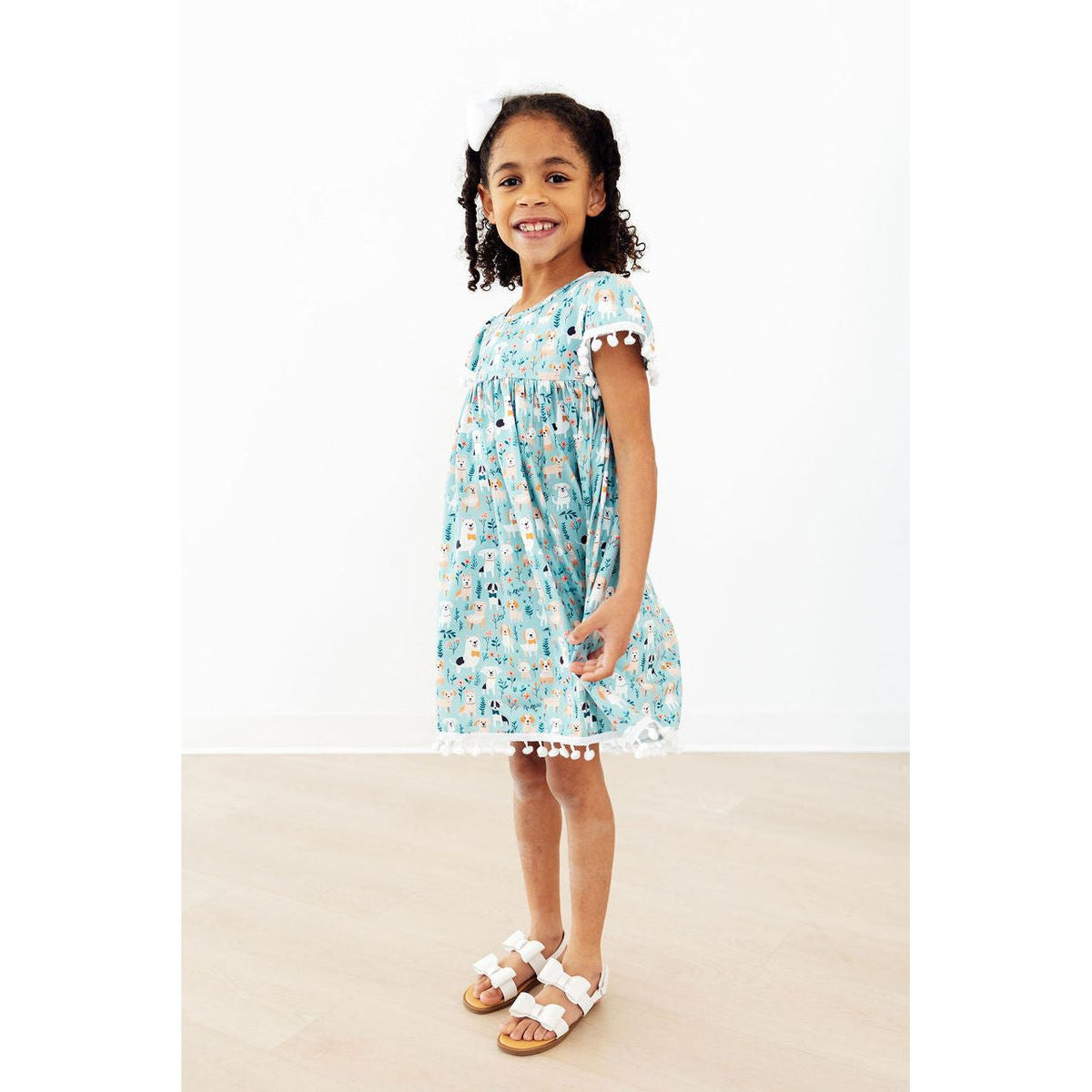 Furry Friends Pom Pom Dress