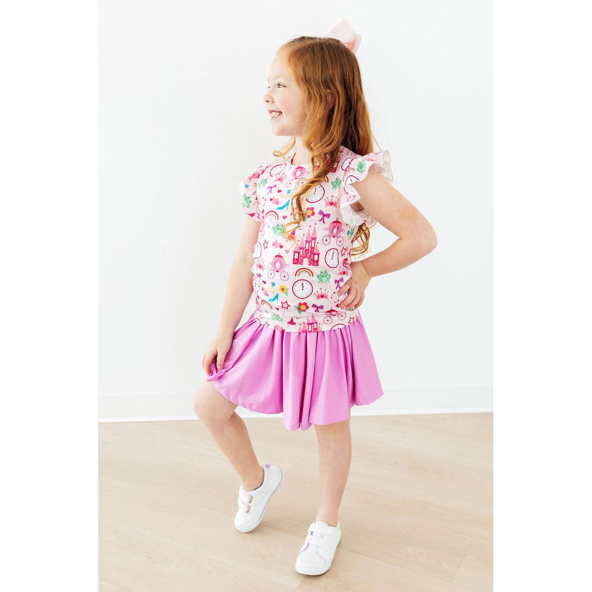 Princess & the Froggie S/S Ruffle Tee
