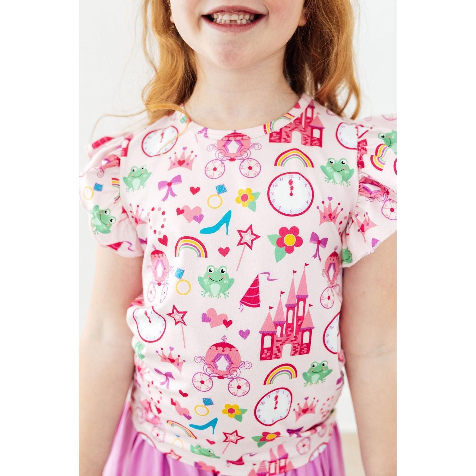 Princess & the Froggie S/S Ruffle Tee