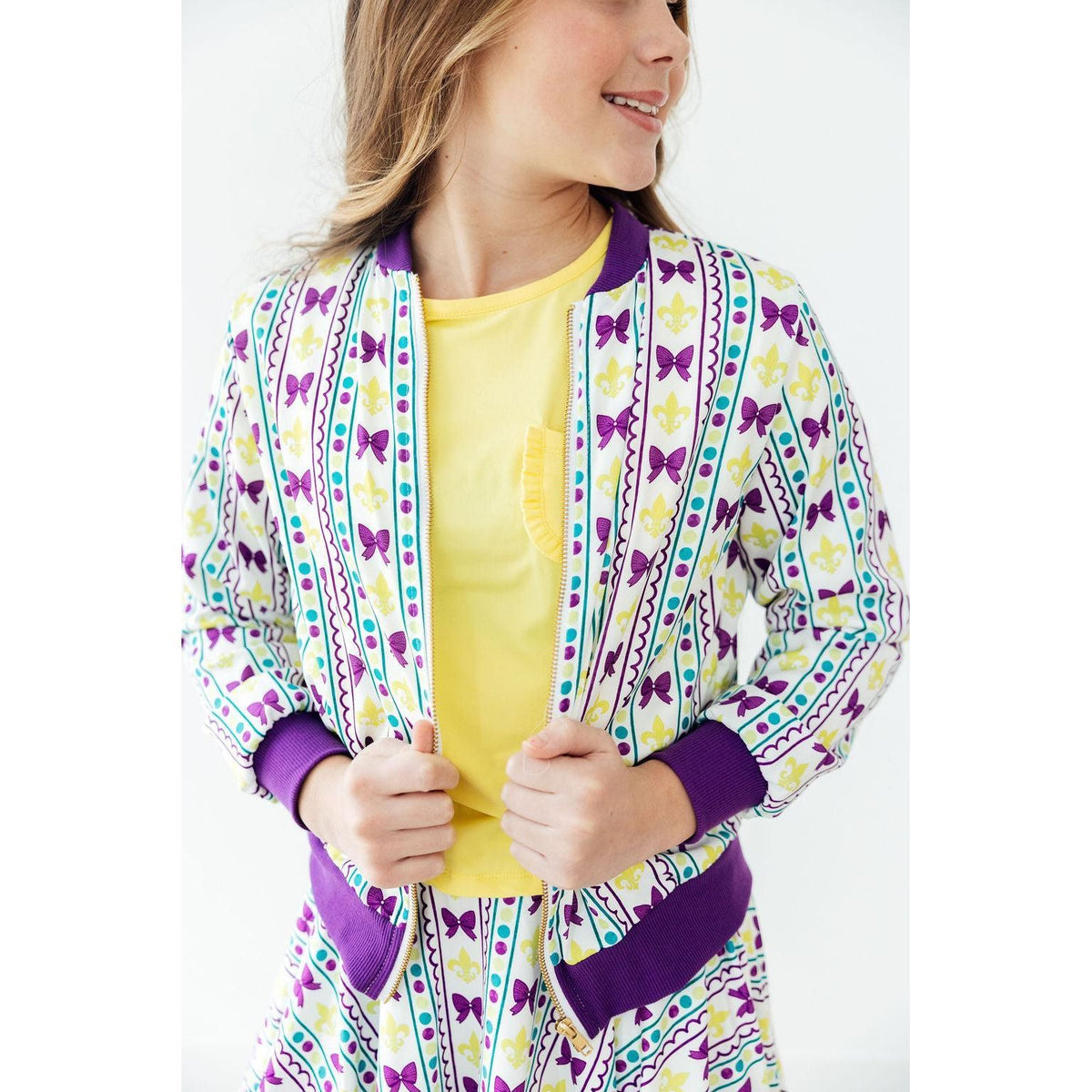 Mardi Gras Satin Jacket