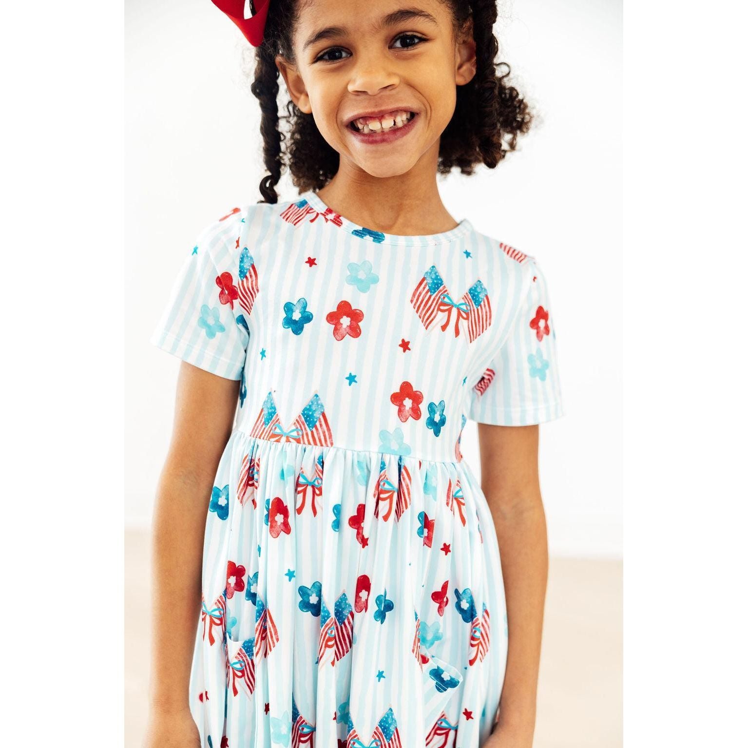 Home of the Brave S/S Pocket Twirl Dress