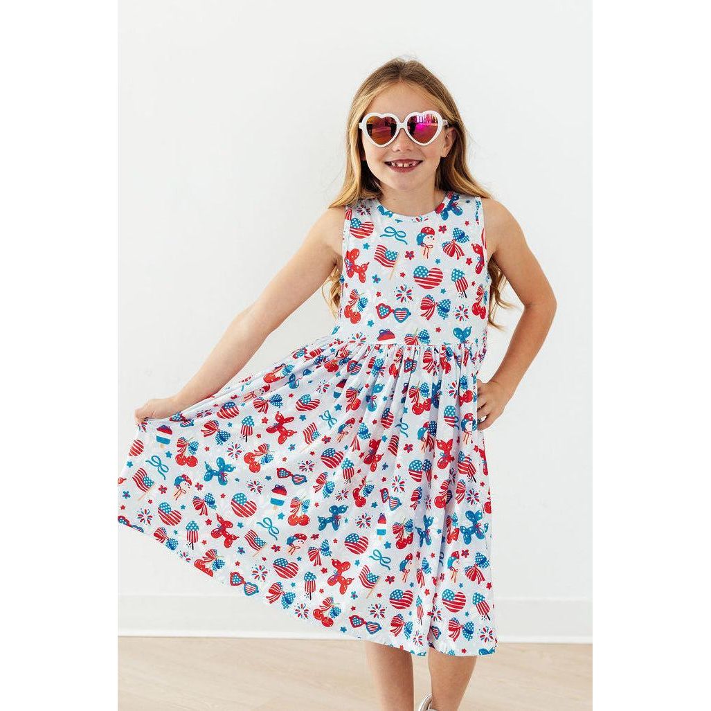 Little Miss Liberty Tank Twirl Dress