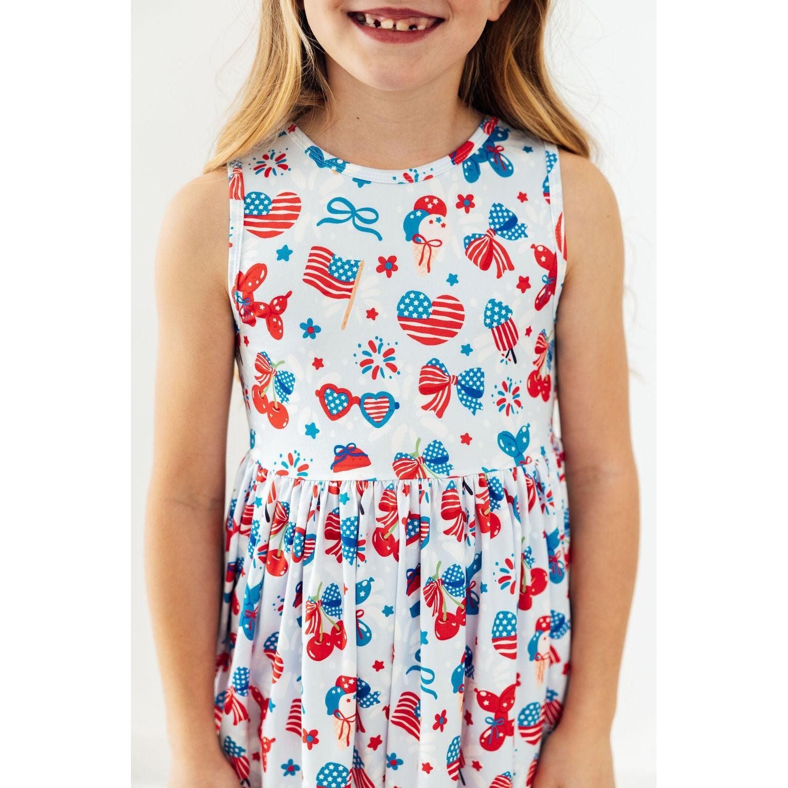 Little Miss Liberty Tank Twirl Dress
