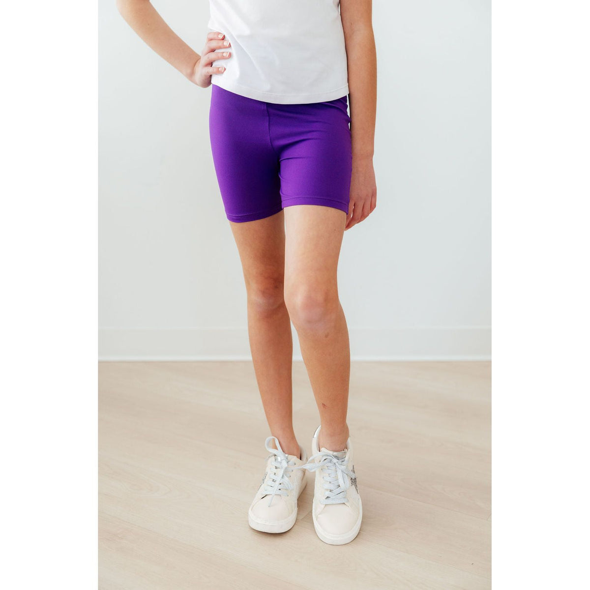 Purple Twirl Shorts
