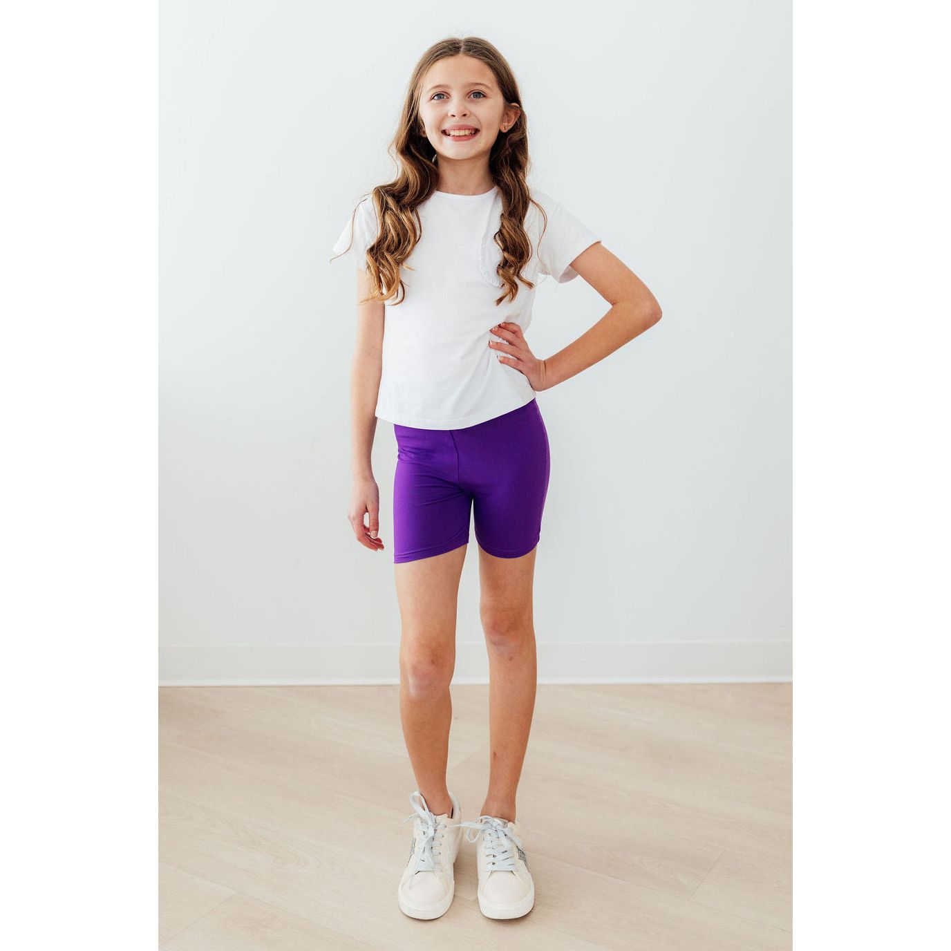 Purple Twirl Shorts