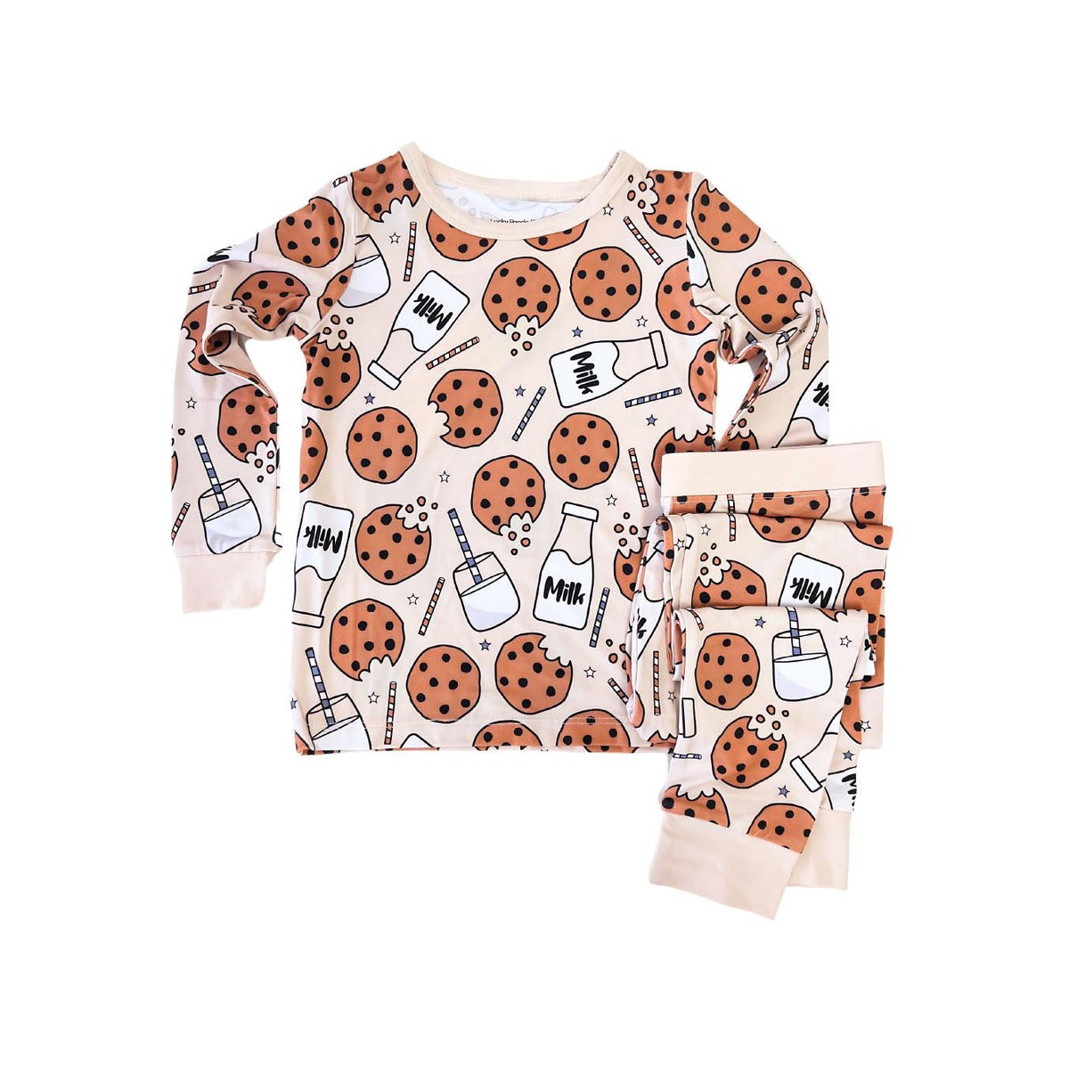Bamboo Two Piece Set | Milk &amp; Cookies