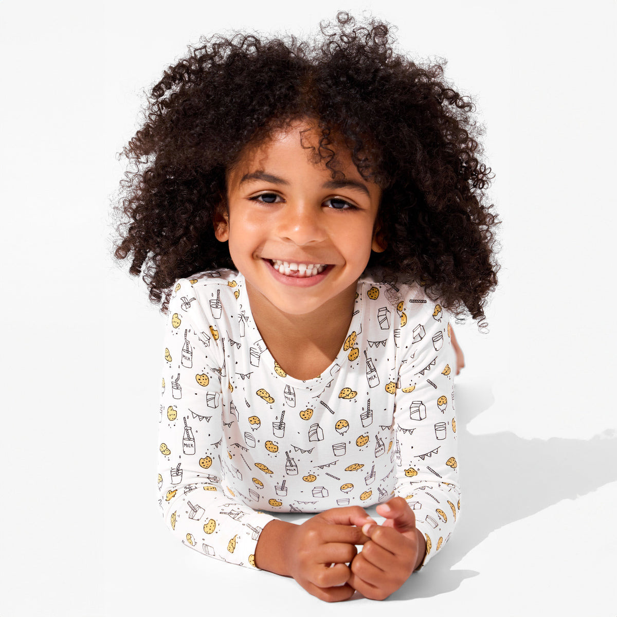 Milk &amp; Cookies Bamboo Kids Pajamas