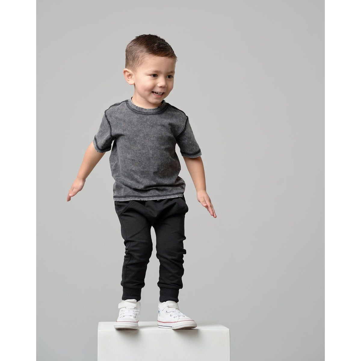 Mineral Wash Tee - Black