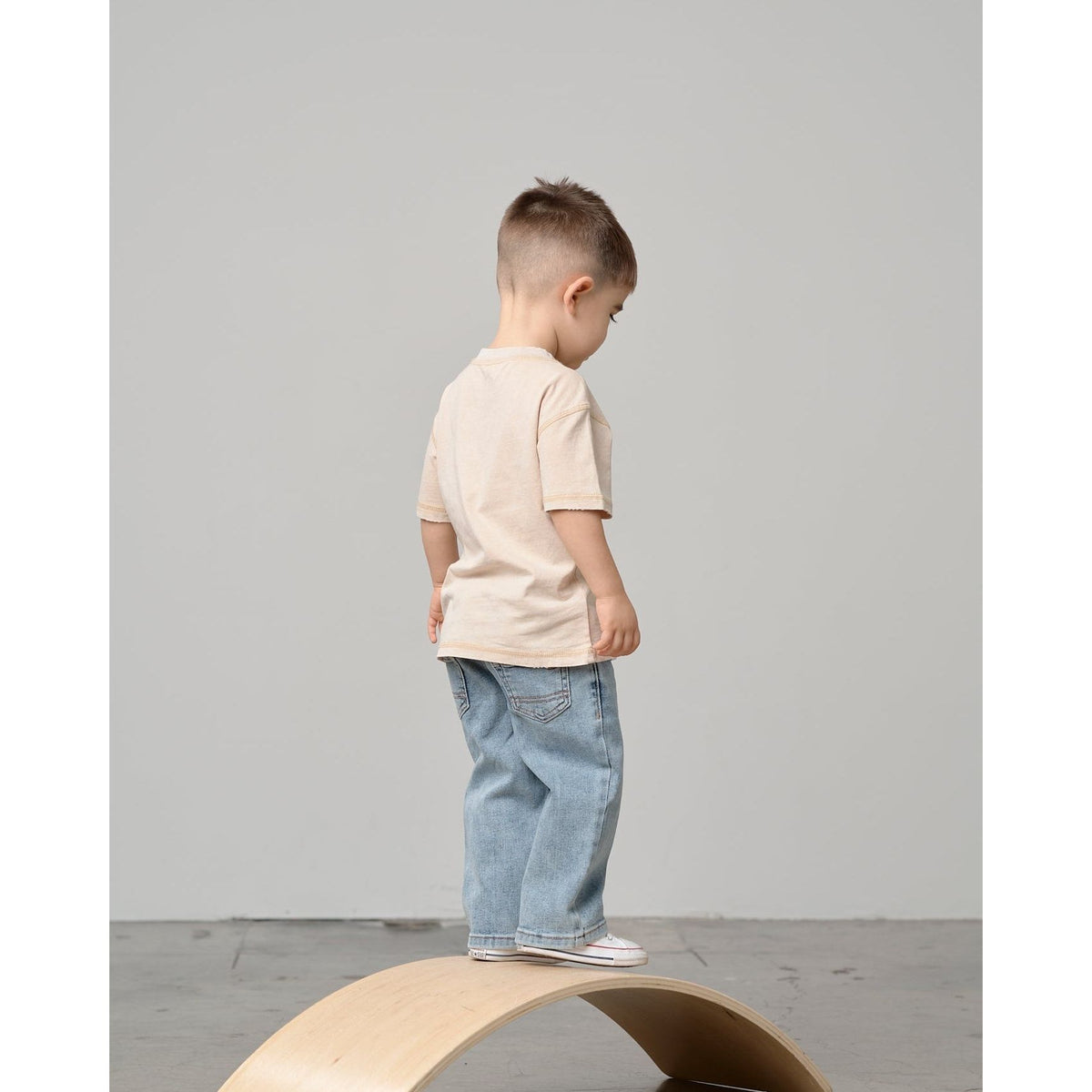 Mineral Wash Tee - Cream
