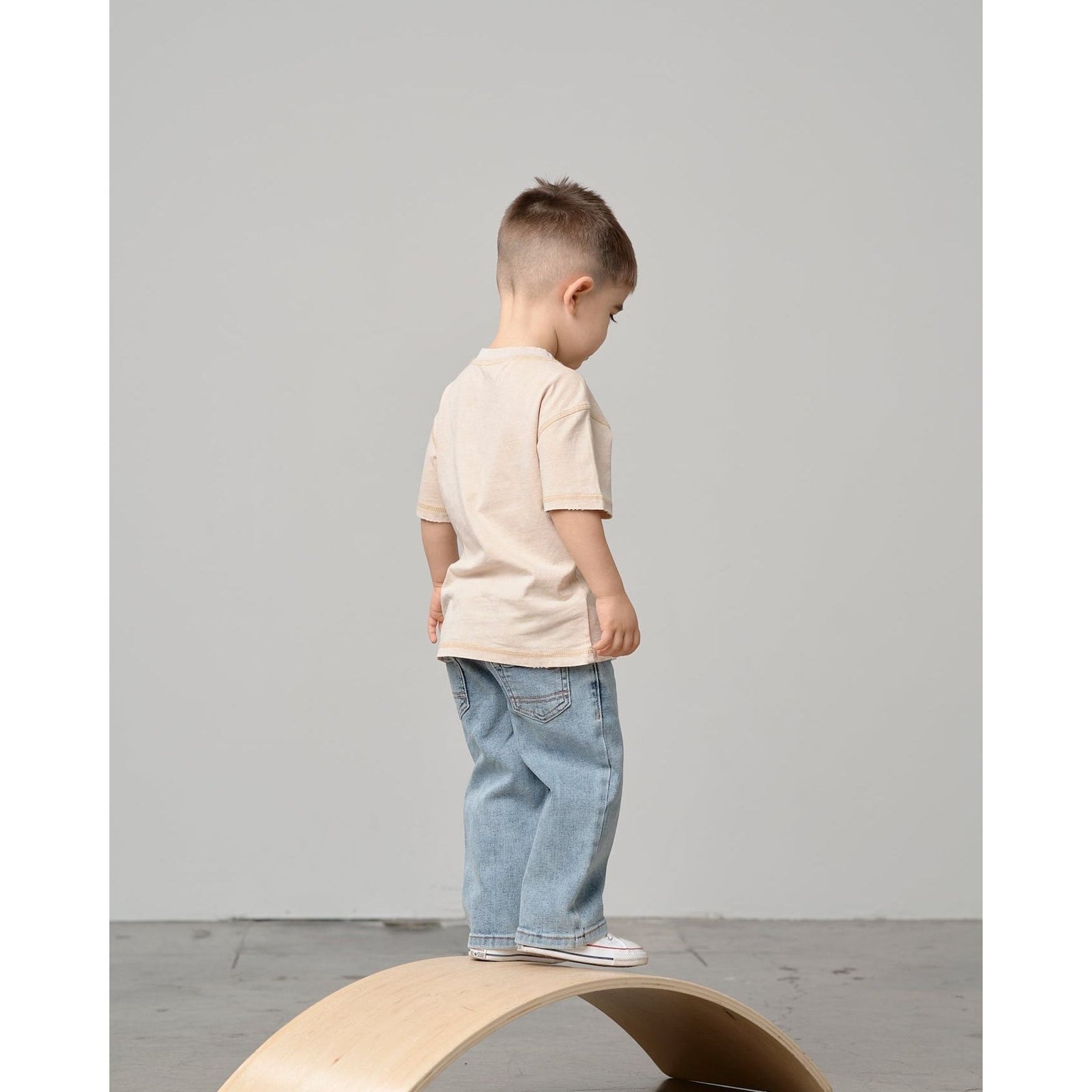 Mineral Wash Tee - Cream