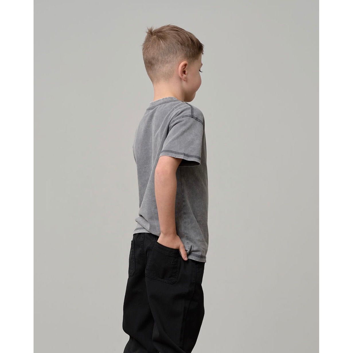 Mineral Wash Tee - Graphite