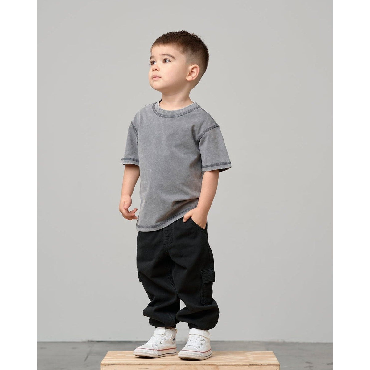 Mineral Wash Tee - Graphite