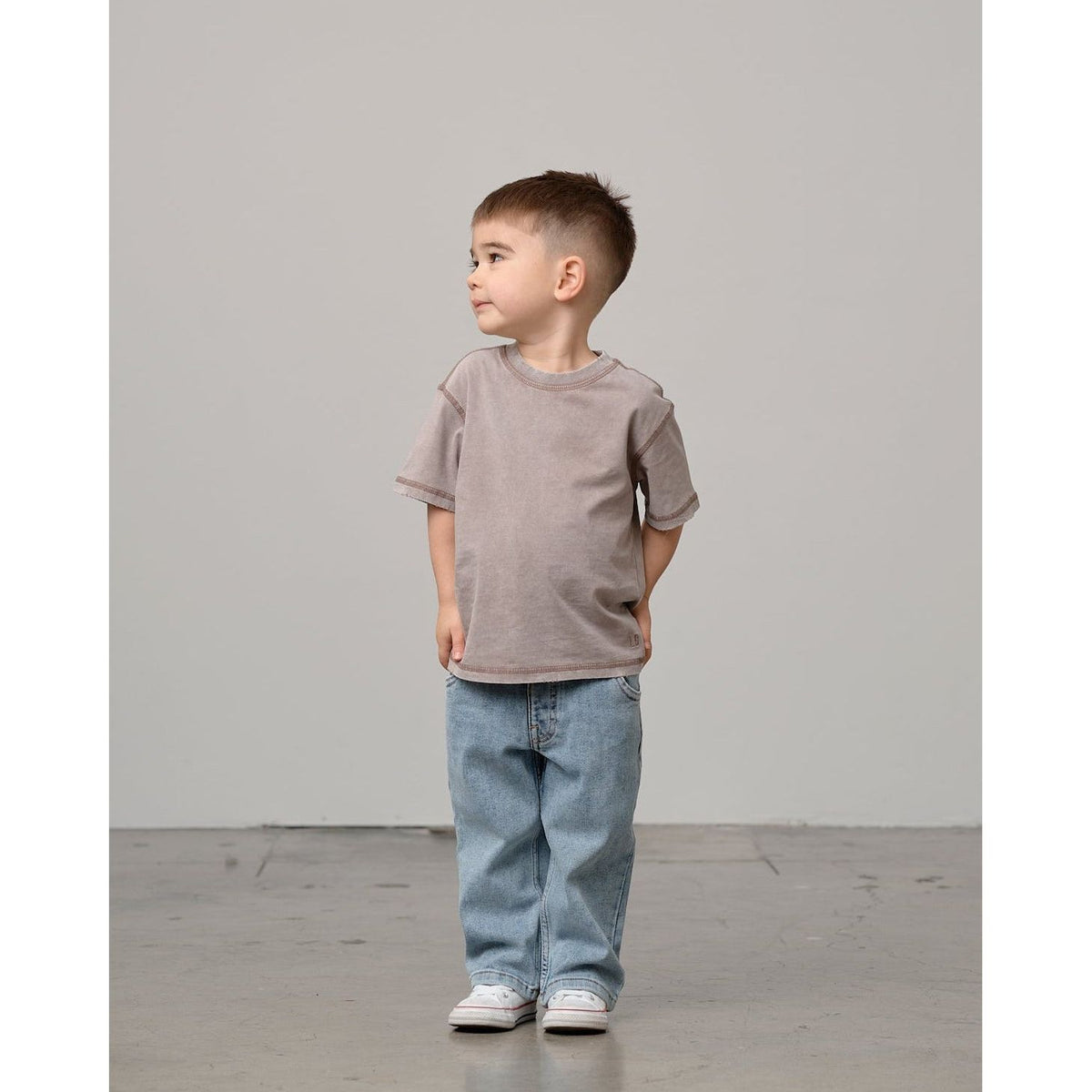 Mineral Wash Tee - Taupe