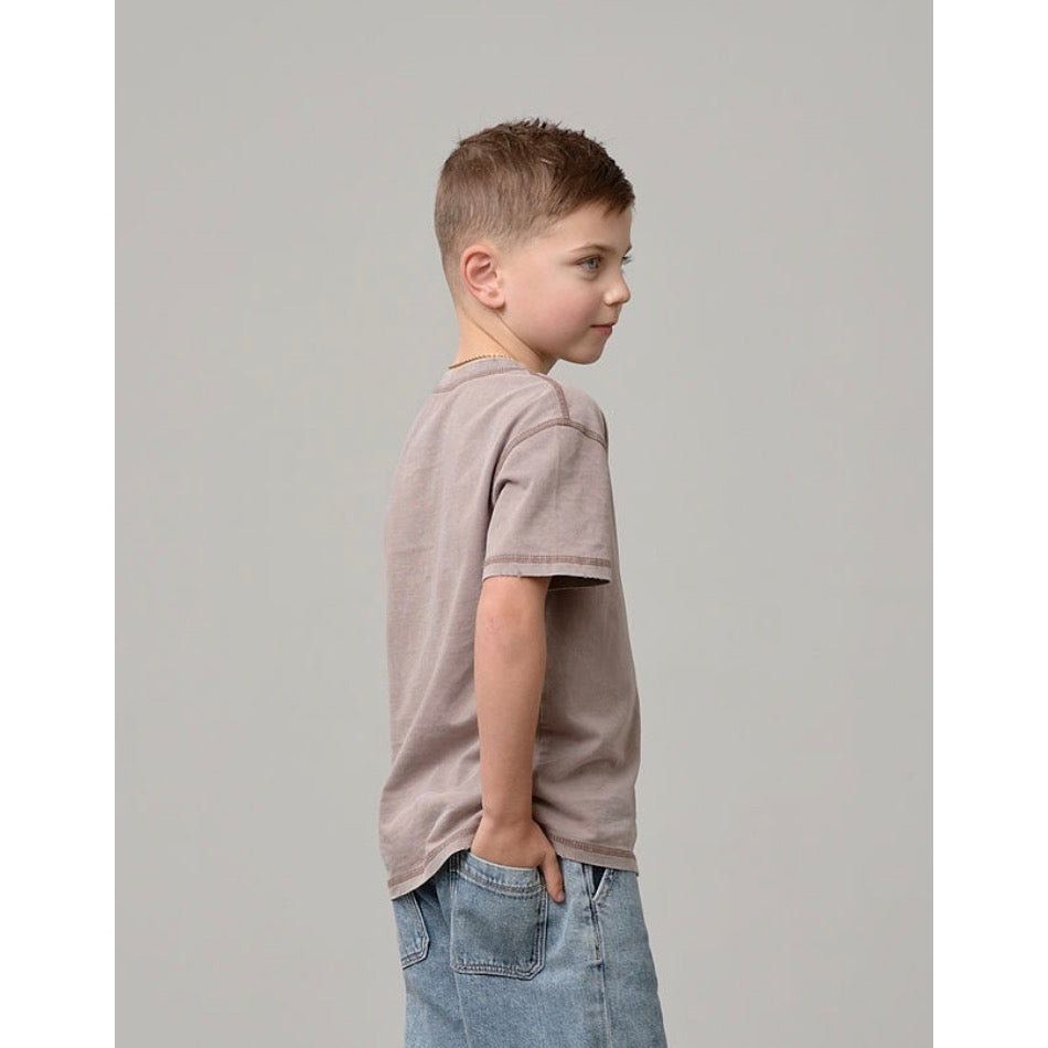 Mineral Wash Tee - Taupe