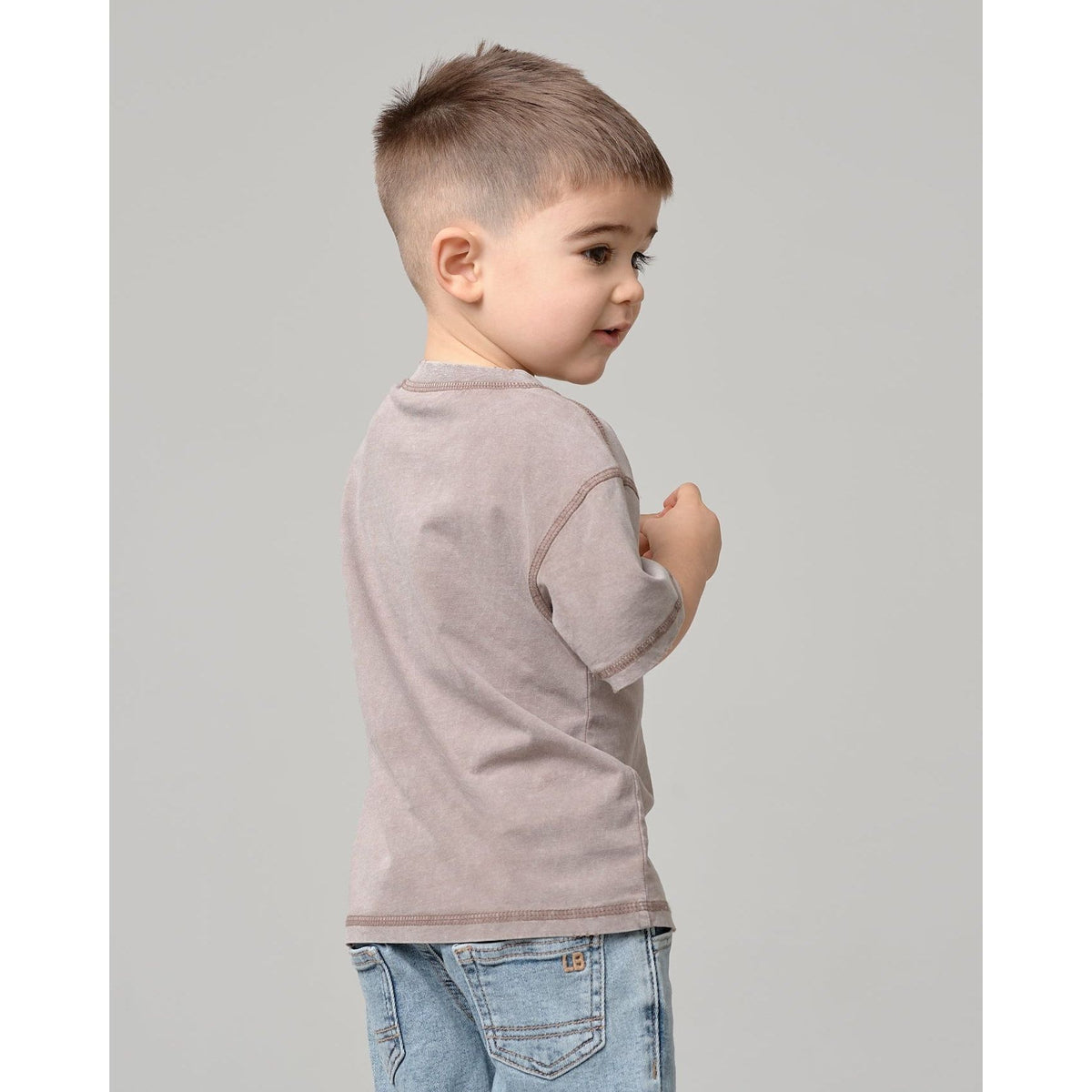 Mineral Wash Tee - Taupe