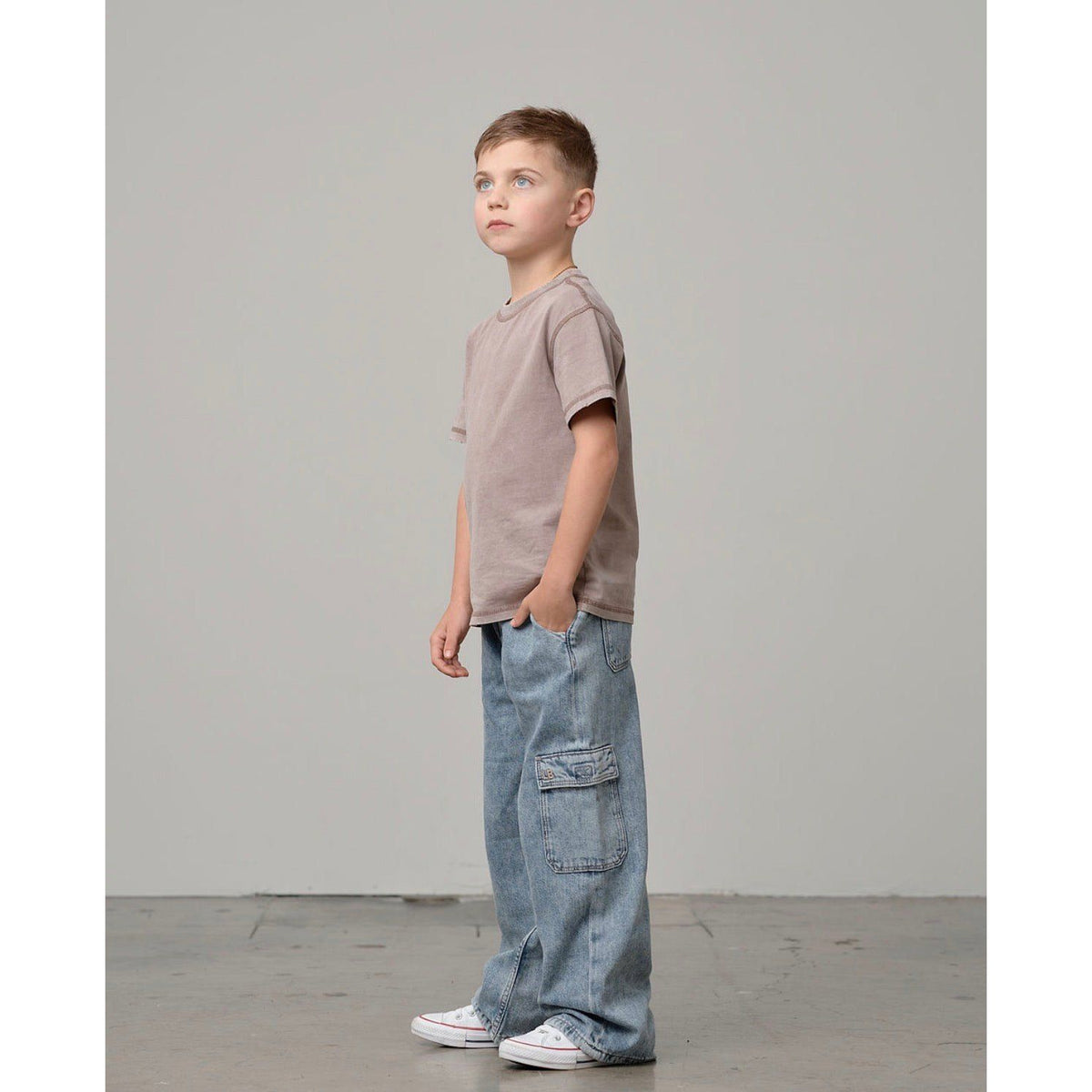 Mineral Wash Tee - Taupe