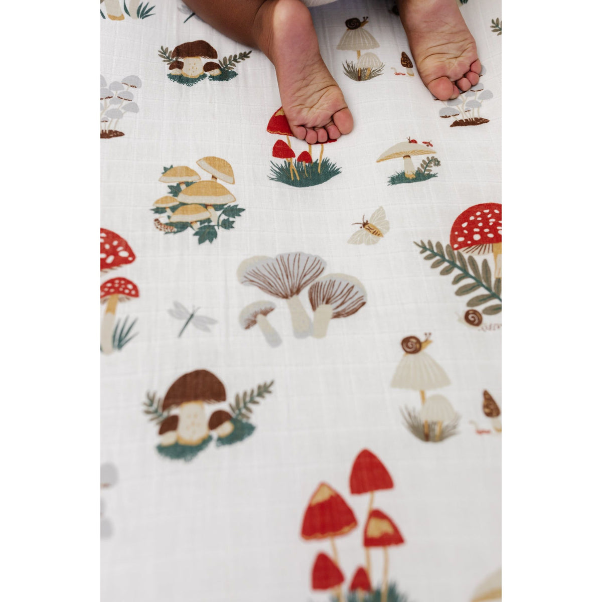 Mushroom Crib Sheet