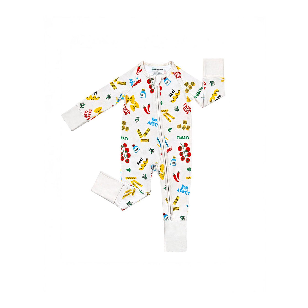 Bamboo Zip Romper | Pasta Club