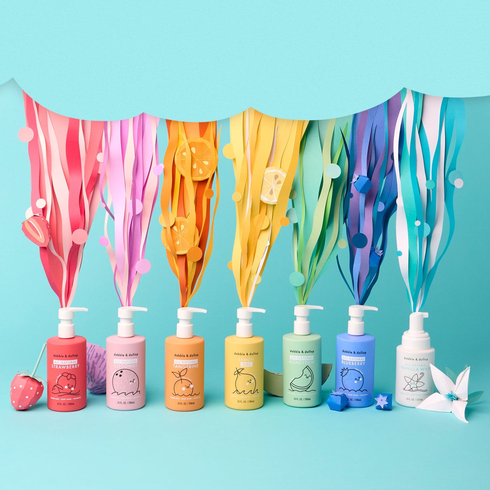 Dabble & Dollop Rainbow of Bubbles Bath Bundle