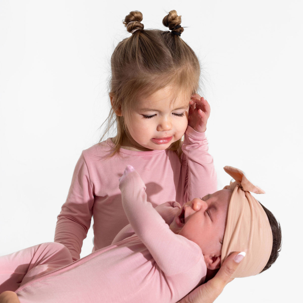 Dusty Rose Bamboo Kids Pajamas