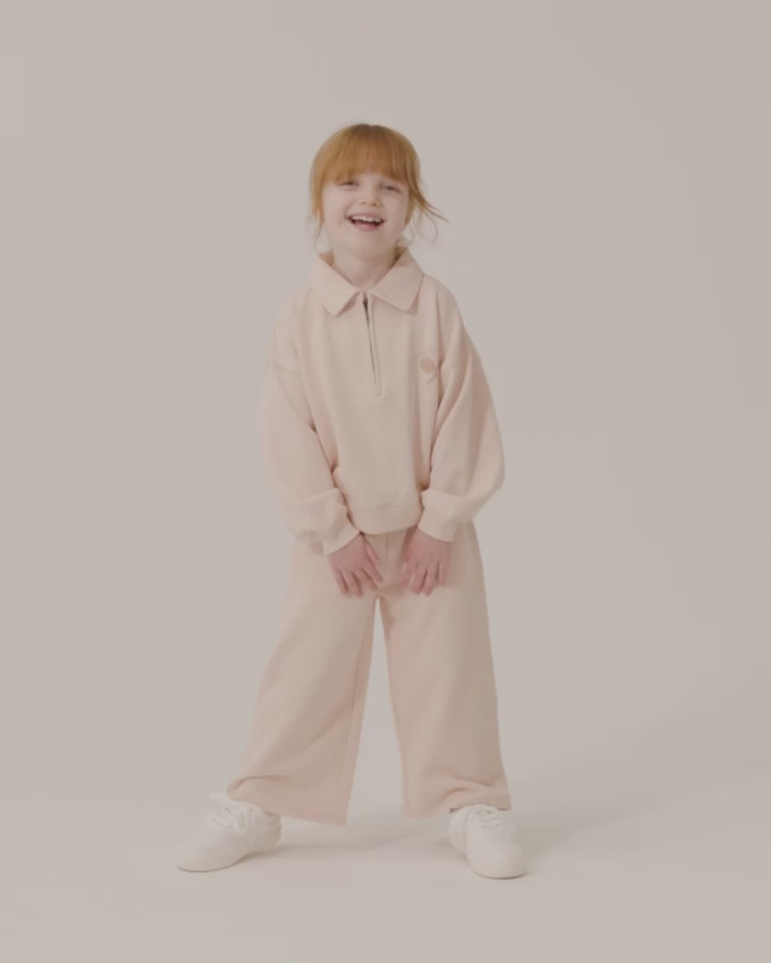 wide leg sweatpant | shell