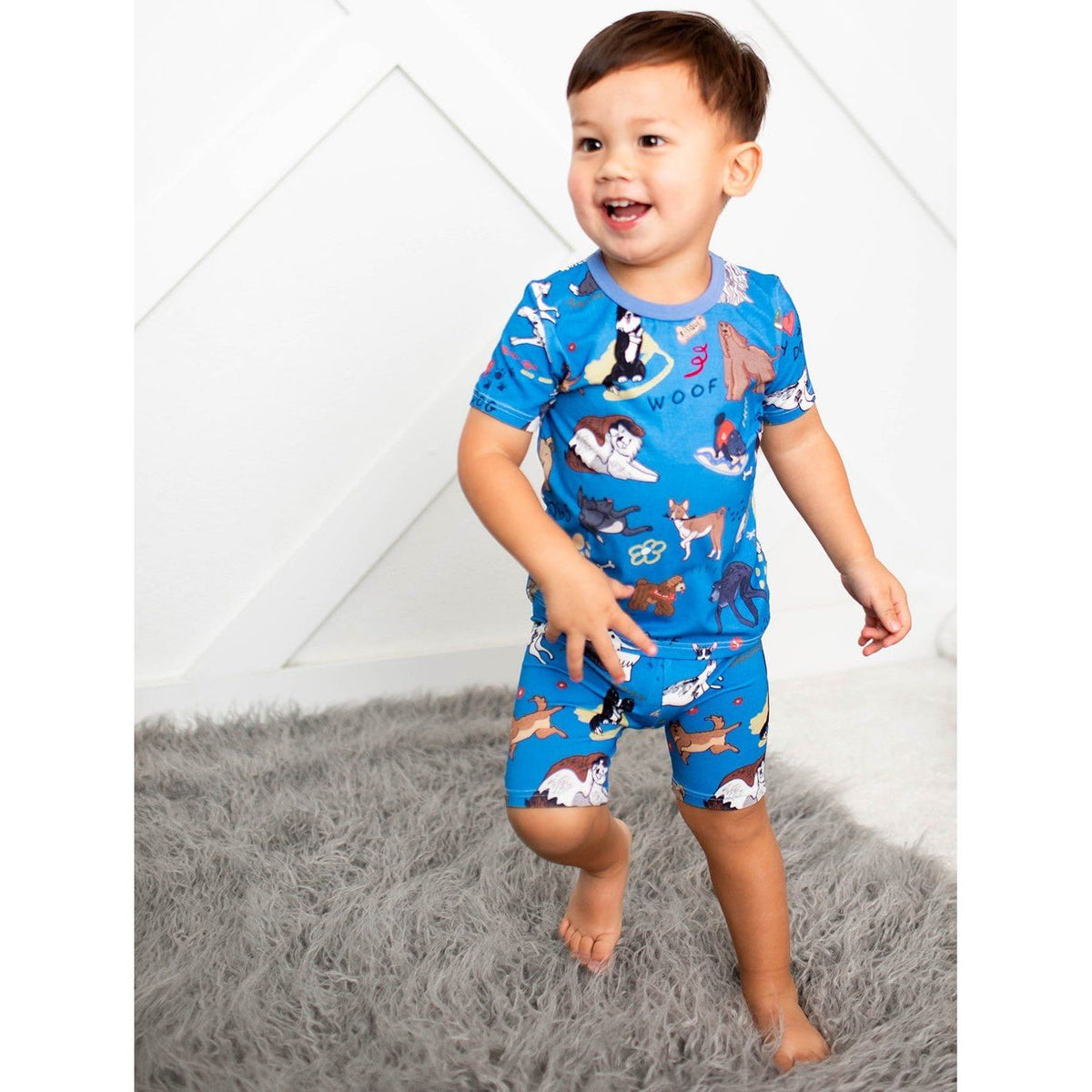 Puppy Pals Blue Shorts PJs