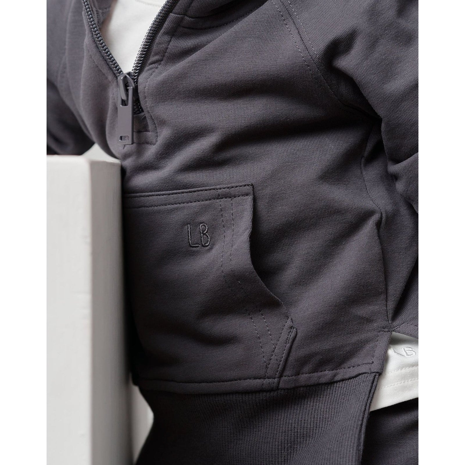 Quarter Zip Pullover - Iron