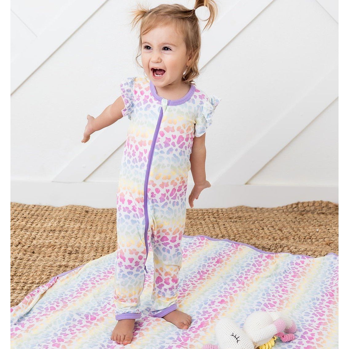 Aurora Flutter Romper